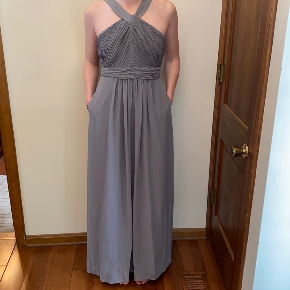 Bridesmaid dress, grey